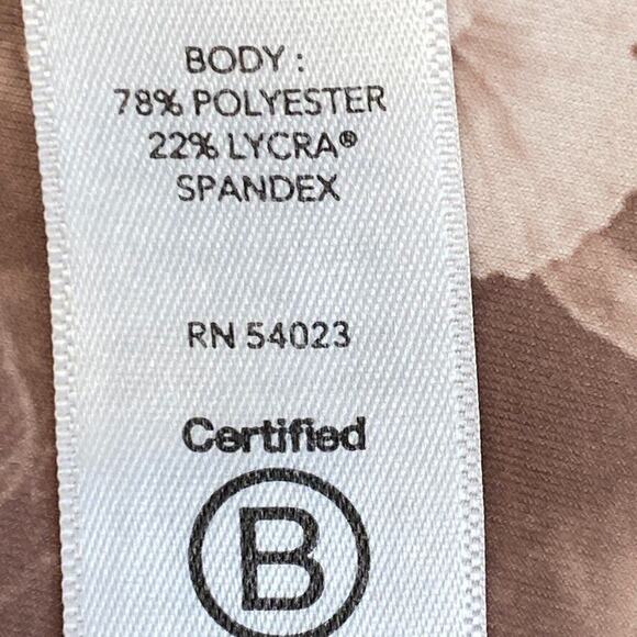 Athleta Legging Womens Extra Small Pink Elation Printed Floral Roses Activewear - Picture 9 of 16